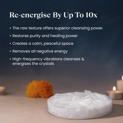 💰 Dhan Yog Bracelet with Raw Selenite Plate