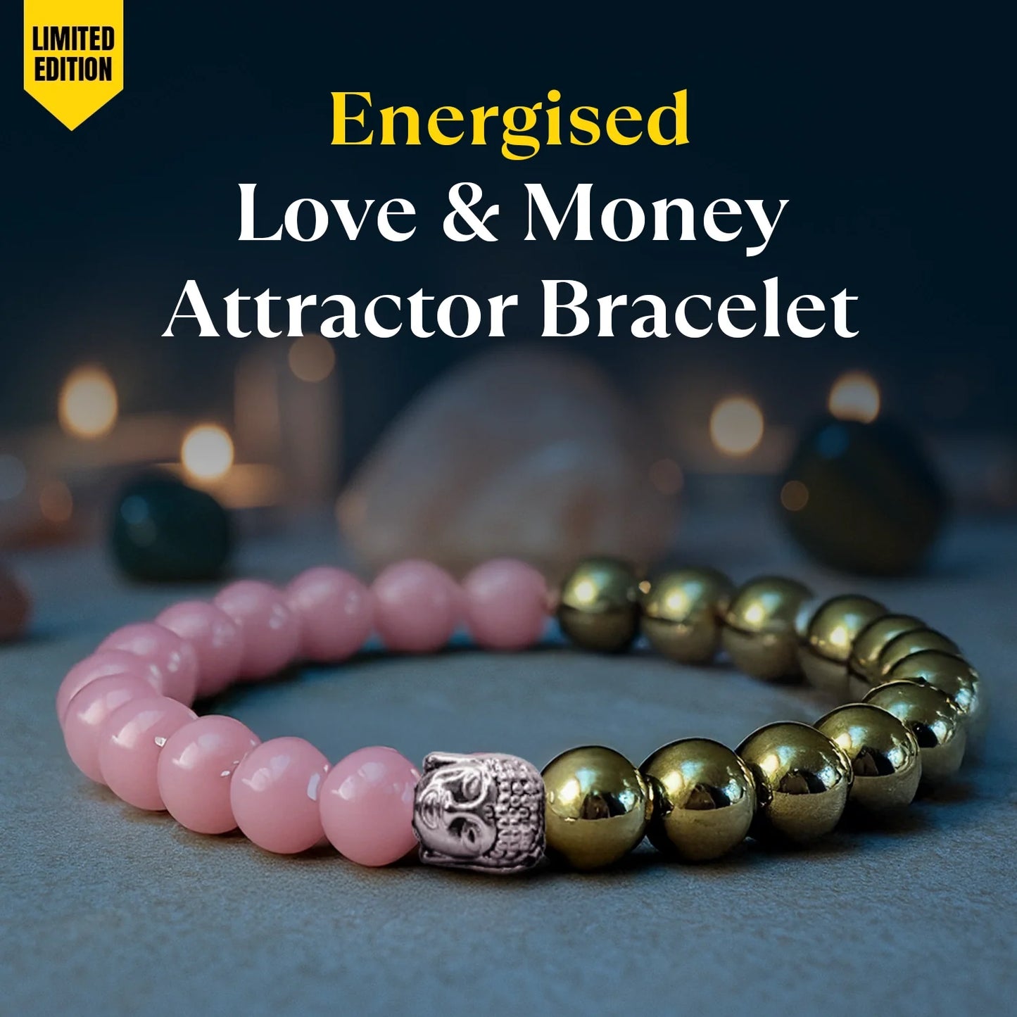 💫 Energised Money &amp; Love Attractor Bracelet – 10x Stronger ✨